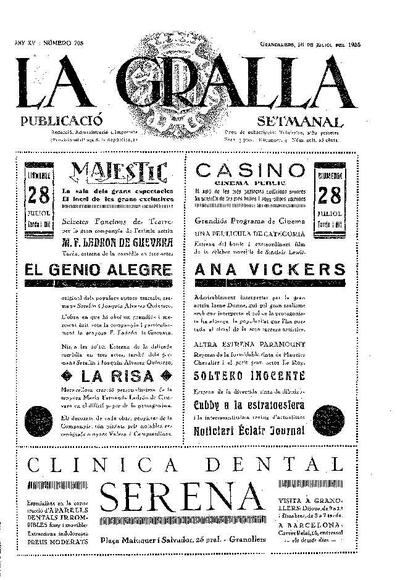 La Gralla, 28/7/1935 [Issue]