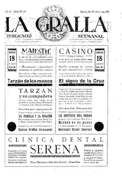 La Gralla, 18/8/1935 [Issue]