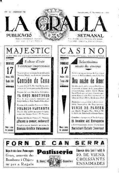 La Gralla, 17/11/1935 [Issue]