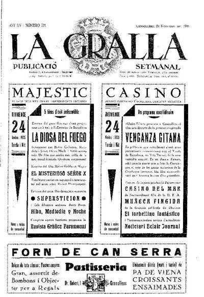 La Gralla, 24/11/1935 [Issue]