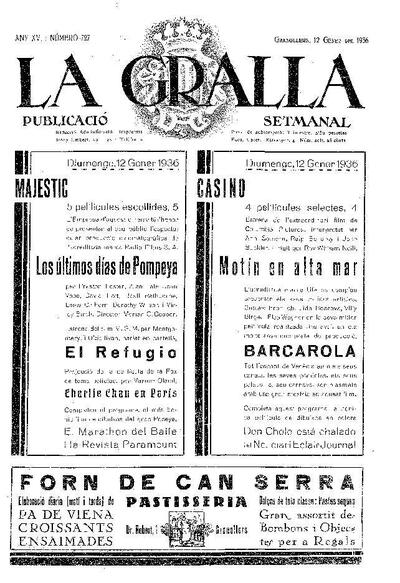 La Gralla, 12/1/1936 [Issue]