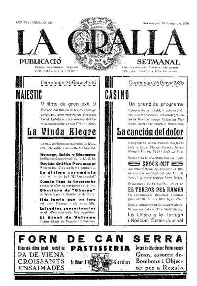La Gralla, 26/1/1936 [Issue]