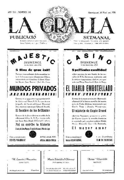 La Gralla, 10/5/1936 [Issue]