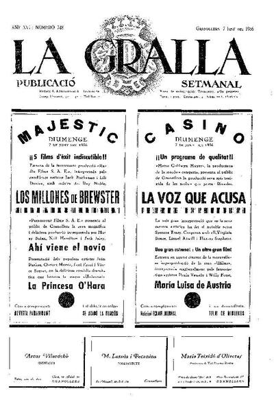 La Gralla, 7/6/1936 [Issue]