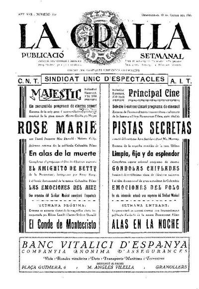 La Gralla, 10/1/1937 [Issue]
