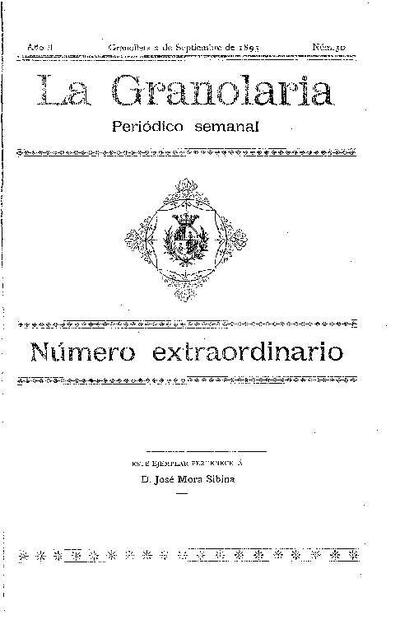 La Granolaria, 2/9/1895 [Issue]
