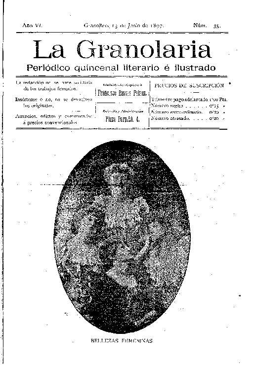 La Granolaria, 13/6/1897 [Issue]