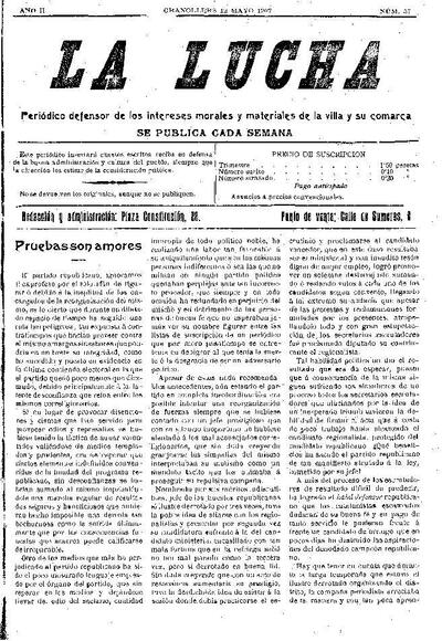 La Lucha, 12/5/1907 [Issue]