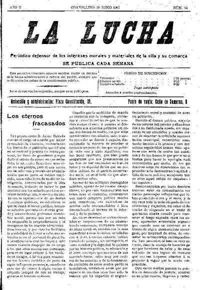 La Lucha, 30/6/1907 [Exemplar]