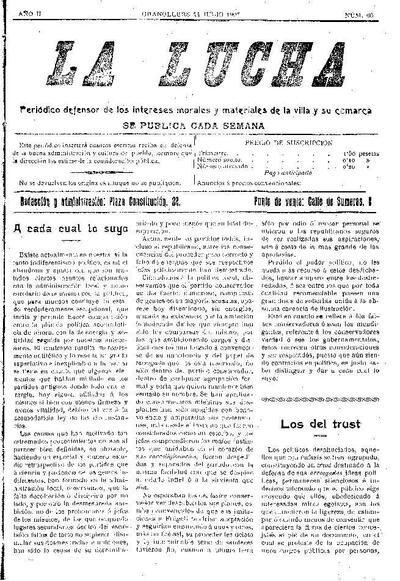 La Lucha, 14/7/1907 [Exemplar]