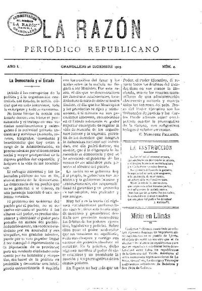 La Razón, 26/12/1903 [Issue]