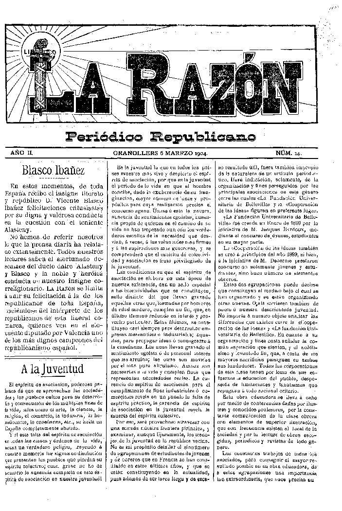 La Razón, 6/3/1904 [Issue]
