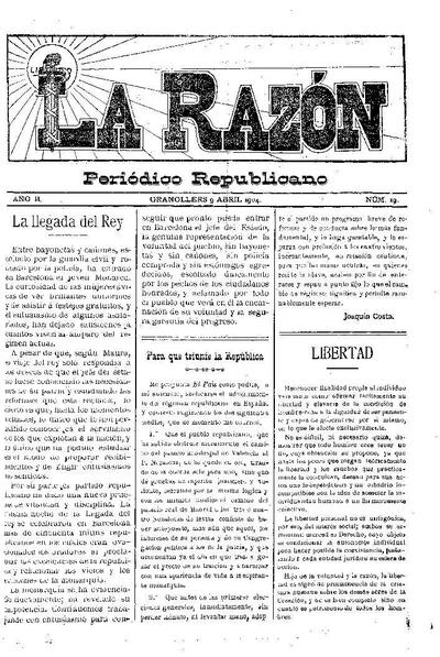 La Razón, 9/4/1904 [Ejemplar]