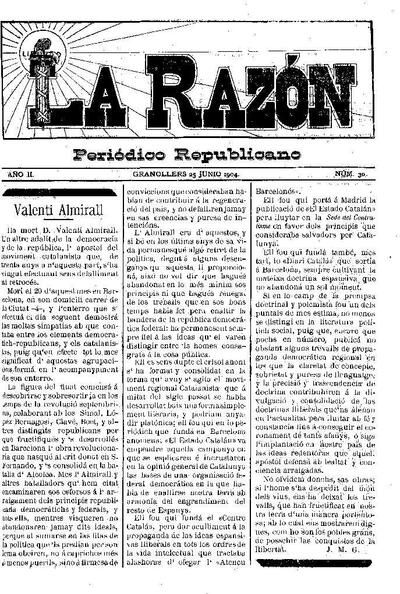 La Razón, 25/6/1904 [Issue]
