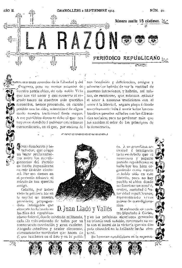 La Razón, 2/9/1904 [Issue]