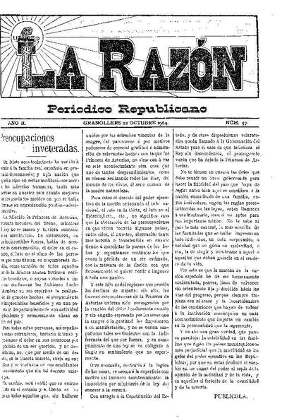 La Razón, 22/10/1904 [Issue]