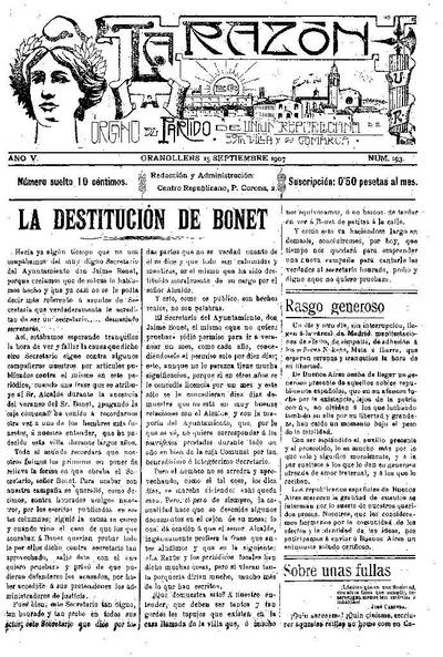 La Razón, 15/9/1907 [Ejemplar]