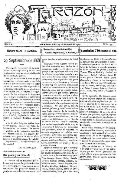 La Razón, 29/9/1907 [Ejemplar]
