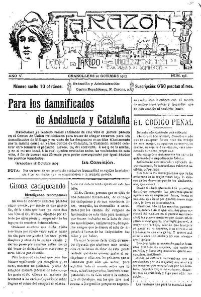 La Razón, 20/10/1907 [Ejemplar]