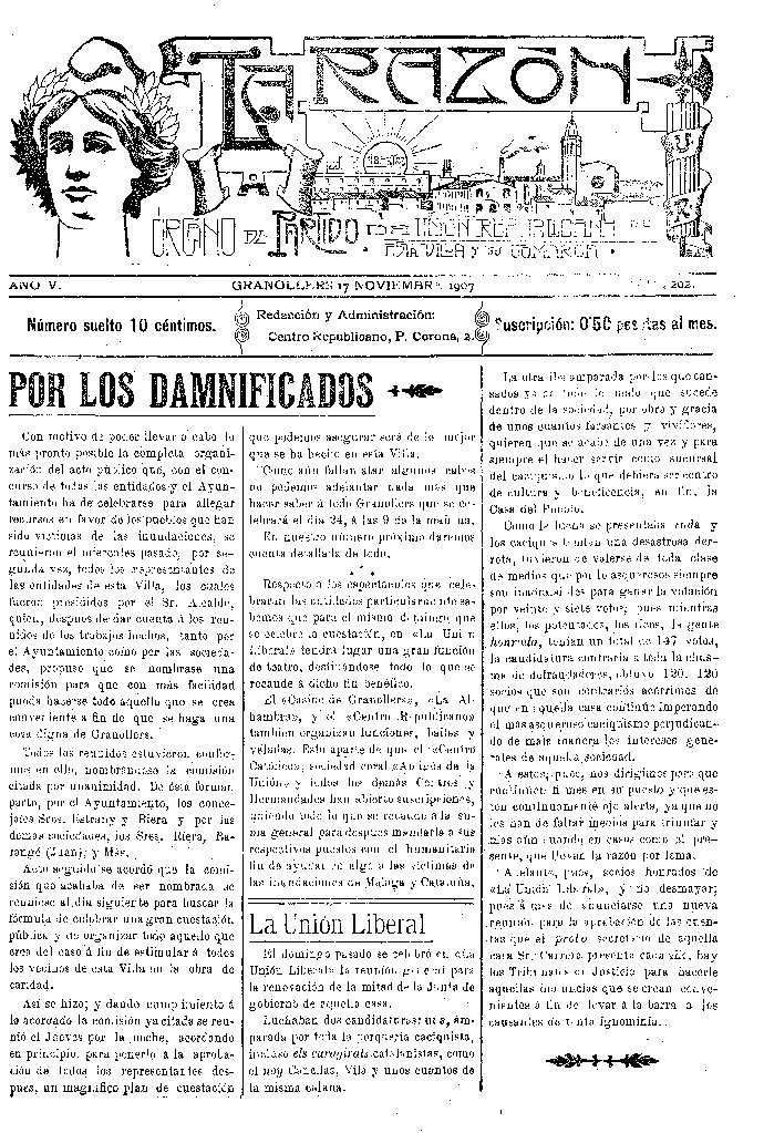 La Razón, 17/11/1907 [Ejemplar]