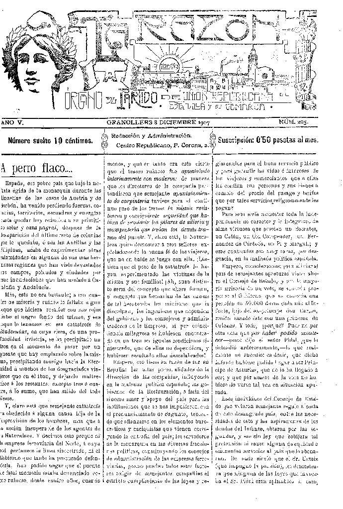 La Razón, 8/12/1907 [Ejemplar]