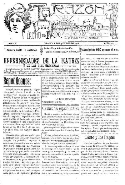 La Razón, 9/2/1908 [Ejemplar]