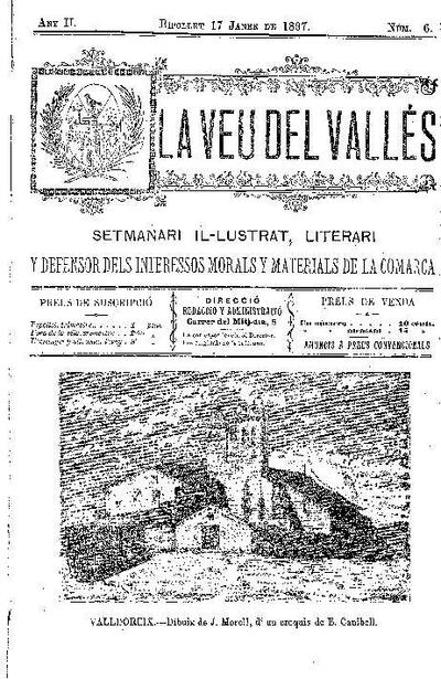 La Veu del Vallès, 17/1/1897 [Issue]