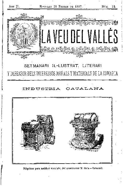 La Veu del Vallès, 28/2/1897 [Issue]