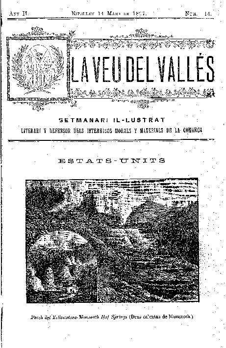 La Veu del Vallès, 14/3/1897 [Issue]