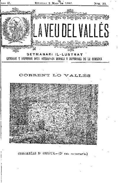 La Veu del Vallès, 9/5/1897 [Ejemplar]