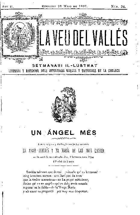 La Veu del Vallès, 23/5/1897 [Ejemplar]