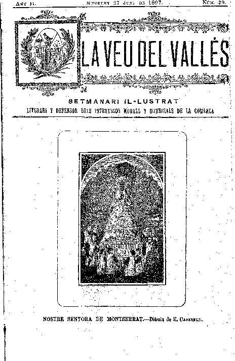 La Veu del Vallès, 27/6/1897 [Issue]