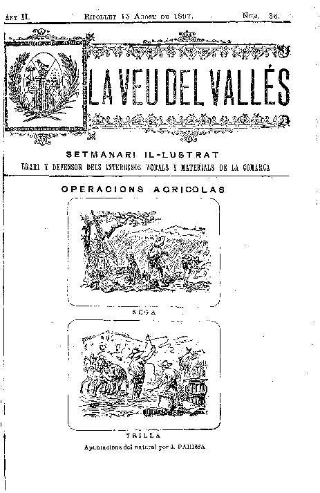 La Veu del Vallès, 15/8/1897 [Issue]