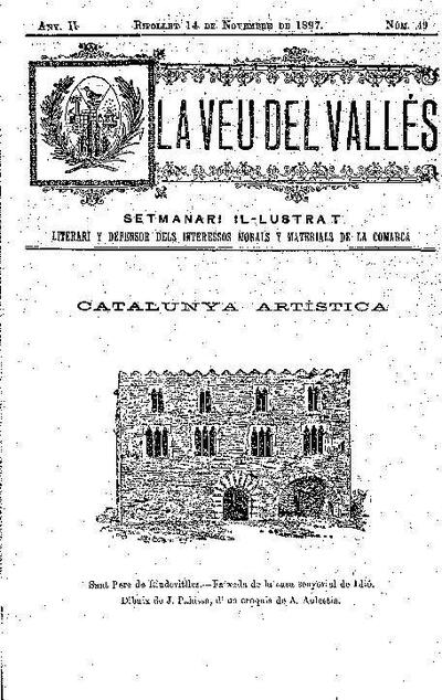 La Veu del Vallès, 14/11/1897 [Issue]