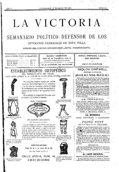 La Victoria, 17/5/1888 [Issue]