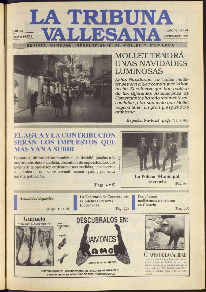 La tribuna vallesana, 1/12/1993 [Exemplar]