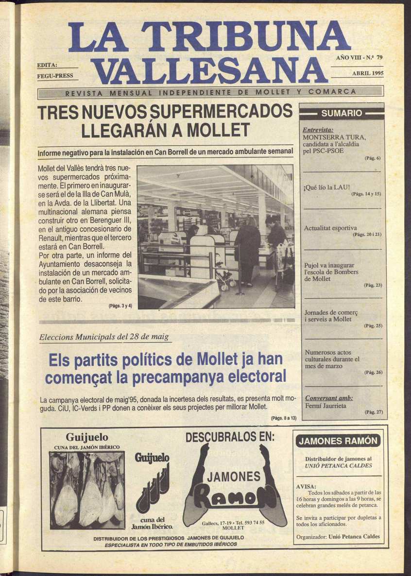 La tribuna vallesana, 1/4/1995 [Exemplar]