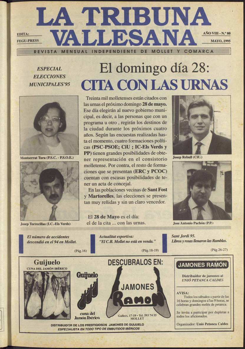 La tribuna vallesana, 1/5/1995 [Exemplar]