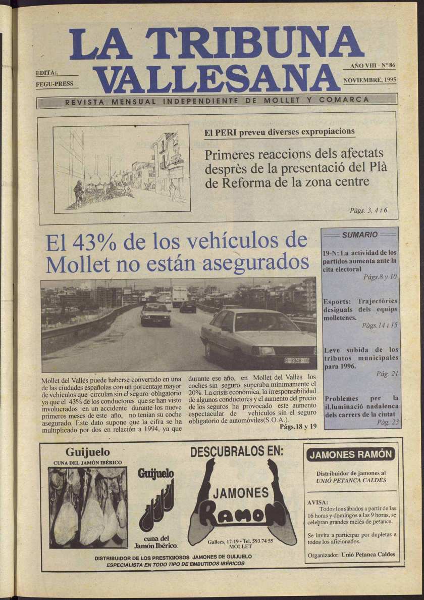 La tribuna vallesana, 1/11/1995 [Exemplar]