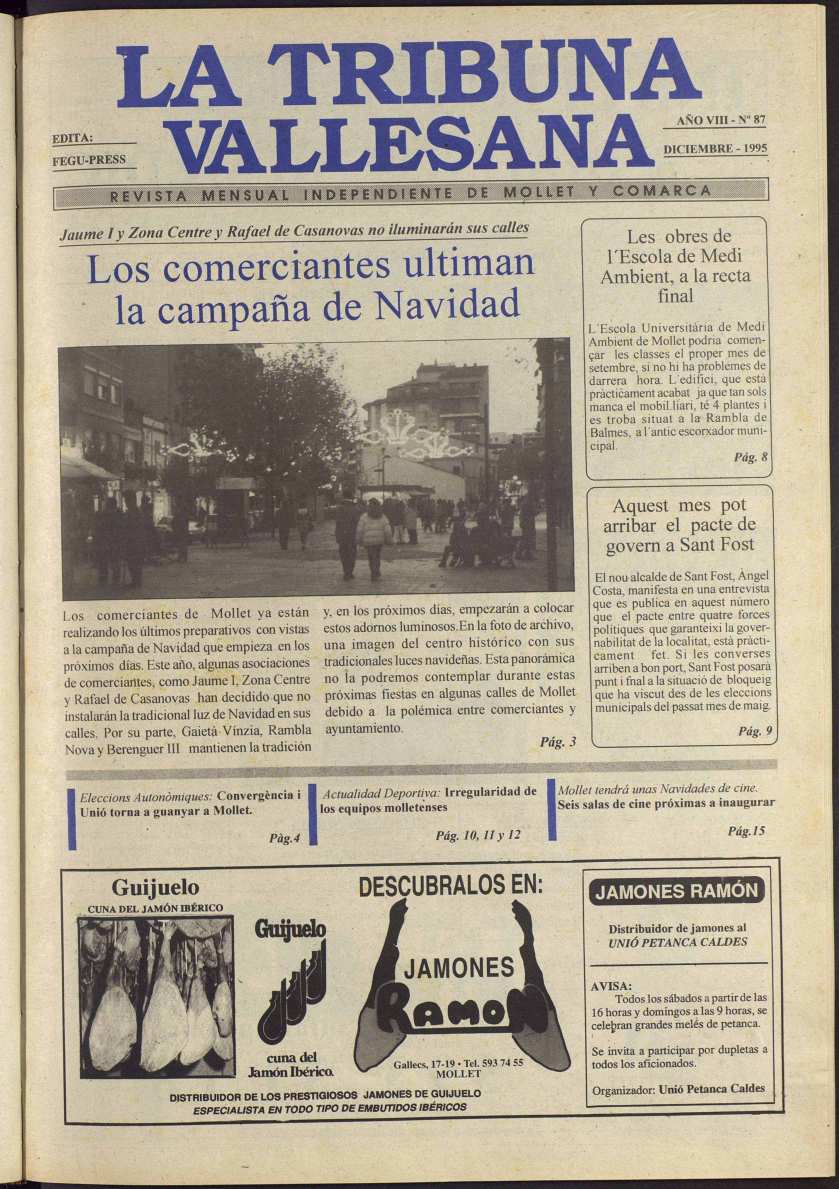 La tribuna vallesana, 1/12/1995 [Exemplar]