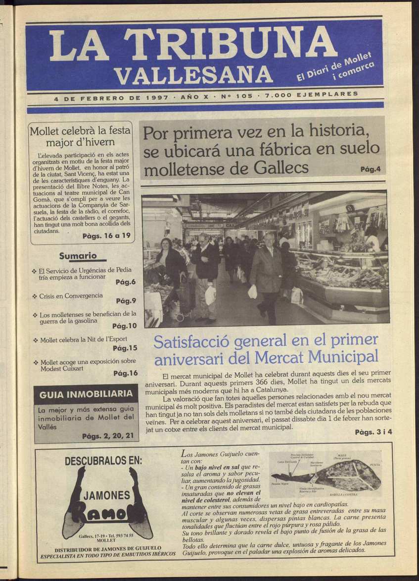 La tribuna vallesana, 4/2/1997 [Exemplar]