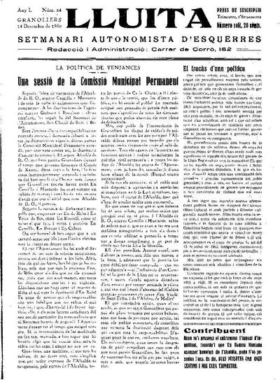 Lluita, 14/12/1930 [Issue]