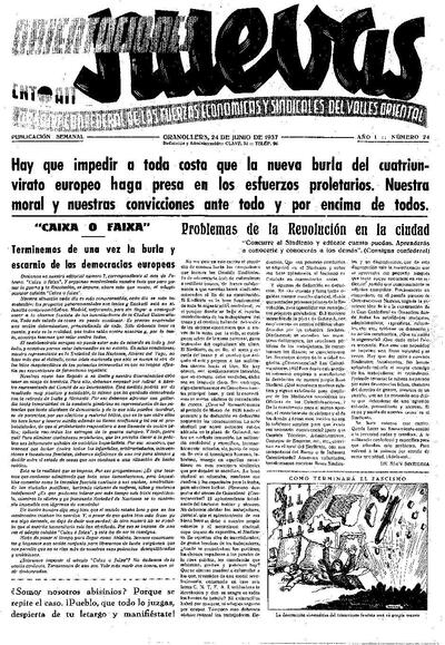 Orientaciones Nuevas, 24/6/1937 [Issue]