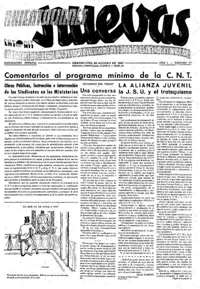 Orientaciones Nuevas, 26/8/1937 [Issue]