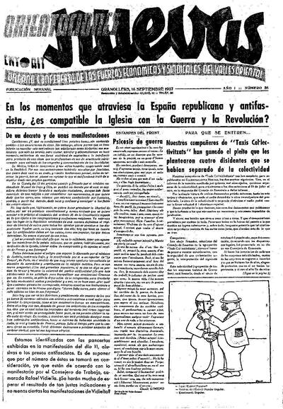Orientaciones Nuevas, 16/9/1937 [Issue]