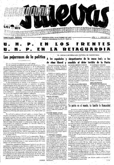 Orientaciones Nuevas, 21/10/1937 [Issue]