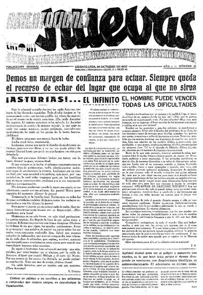Orientaciones Nuevas, 28/10/1937 [Issue]