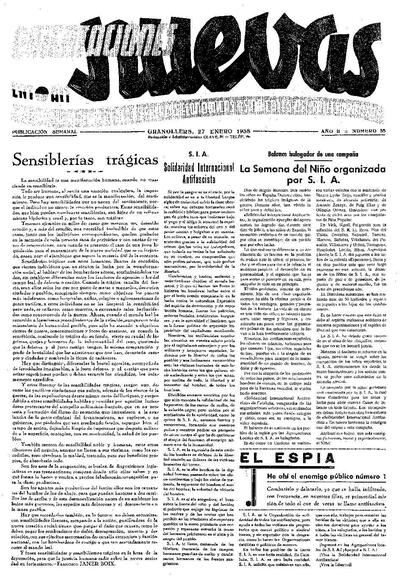 Orientaciones Nuevas, 27/1/1938 [Issue]