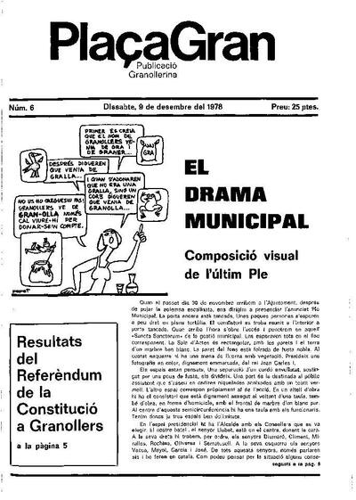 Plaça Gran, 9/12/1978 [Issue]