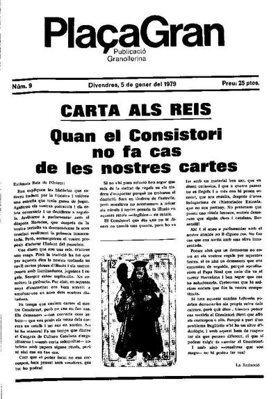Plaça Gran, 5/1/1979 [Issue]